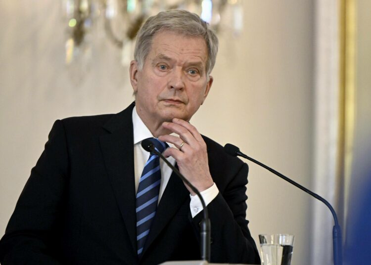 Tasavallan presidentti Sauli Niinistö.