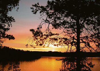 Kesäisiä auringonlaskuja on katseltu ja katsellaan vielä monta kertaa.