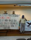 Meksikolaiset zapoteekki -alkuperäiskansan jäsenet protestoivat Mexico Cityssä. Heidän peltomaansa Oaxacan osavaltiossa on vuokrattu pilkkahintaan tuulivoimapuistolle ja jätetty viljelijät oman onnensa nojaan.
