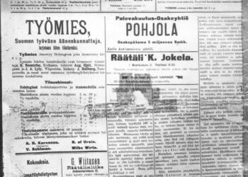 Työmies-lehden ensimmäinen numero ilmestyi 2.3.1895