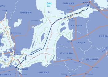 Vaikka kaasuputki on kahden maan välinen, niin sillä ja sen rakentamisella on merkittäviä vaikutuksia koko Itämereen ja sen Euroopan unioniin kuuluviin rantavaltioihin. Kuvassa Nord Stream -yhtiön rakennussuunnitelmia.