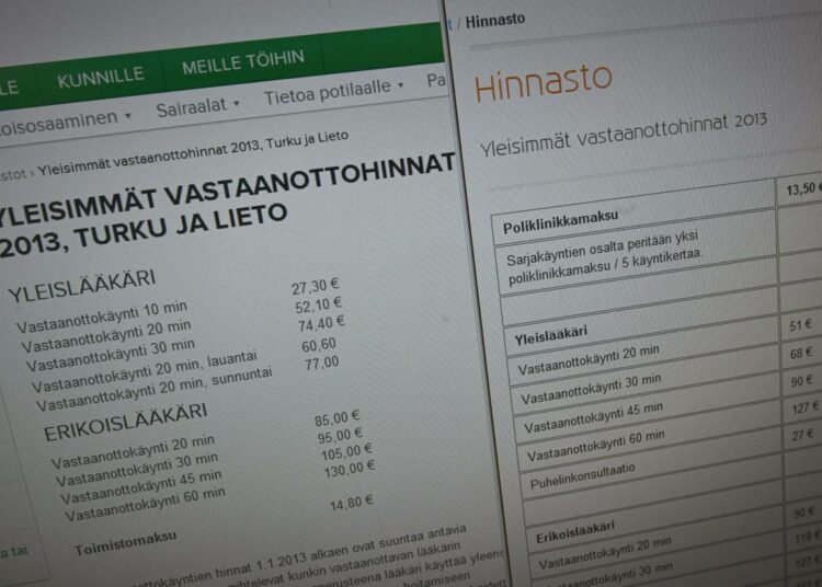 Hinta on keskeinen tieto ostopäätöksiä tehtäessä.