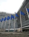 Euroopan komission Berlaymont-päärakennus Brysselissä.