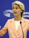 Euroopan komission puheenjohtaja Ursula von der Leyen esitteli komissaariehdokkaat Euroopan parlamentille Strasburgissa tiistaina 17. syyskuuta.