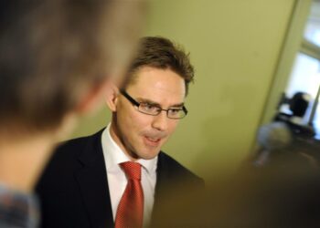 Valtiovarainministeri Jyrki Katainen