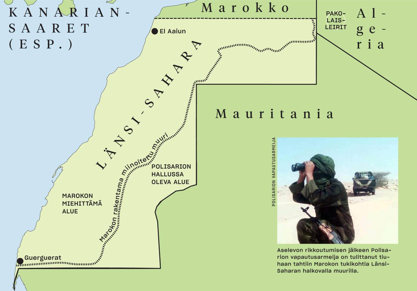 Länsi-Saharan jäätynyt konflikti leimahti – Marokko ei myönnä sotilaallisia  yhteenottoja – KU