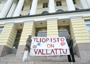 Opiskeijat ovat vallanneet parikymmentä yliopistoa ja korkeakoulua ympäri Suomen. Kuvassa Helsingin yliopisto.