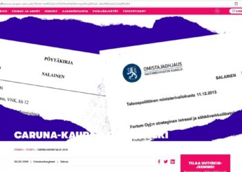 Vasemmistoliitto julkisti Caruna-kaupan vaiheet.