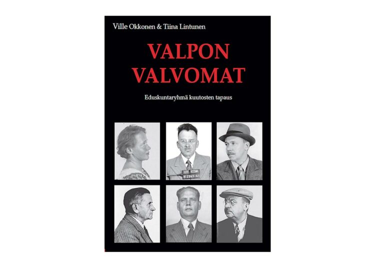 Kuutoset Mikko Ampuja, Väinö Meltti, Kaisu-Mirjami Rydberg, Yrjö Räisänen, Cay Sundström ja K.¿H. Wiik kirjan kannessa.